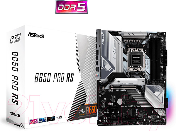 Изображение товара Материнская плата AsRock B650 Pro RS