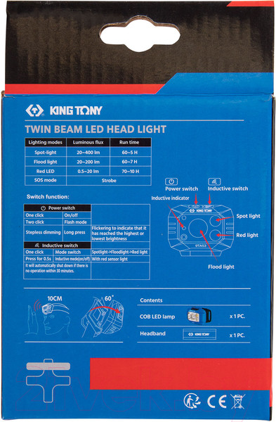 Изображение товара Фонарь King TONY 9TA53