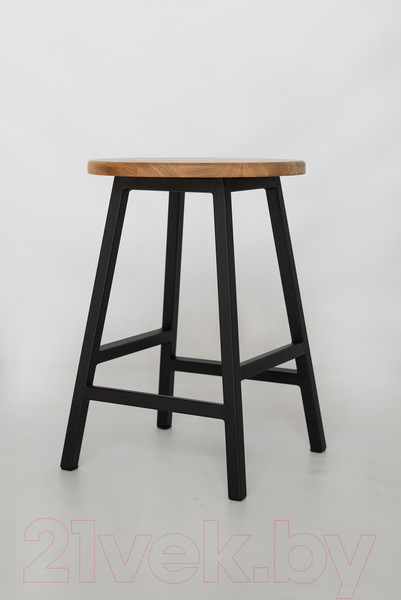 Изображение товара Набор табуретов Stal-Massiv SMH-245ND (2шт, дуб натуральный/черный)