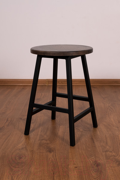 Изображение товара Набор табуретов Stal-Massiv SMH-245DD (2шт, дуб мореный/черный)