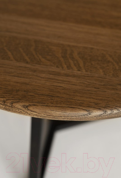 Изображение товара Журнальный столик Stal-Massiv 54x42.5 / SMT-54DD (дуб мореный/черный)