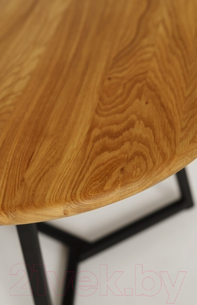 Изображение товара Журнальный столик Stal-Massiv 54x42.5 / SMT-54ND (дуб натуральный/черный)