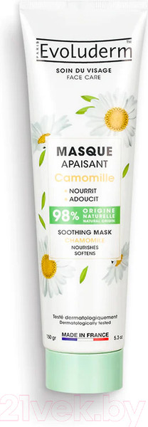 Изображение товара Маска для лица кремовая Evoluderm Soothing Mask Chamomile (150мл)