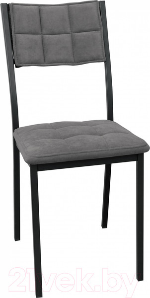 Изображение товара Стул Древпром Дункан ДП2-20 (черный матовый/катания сильвер)
