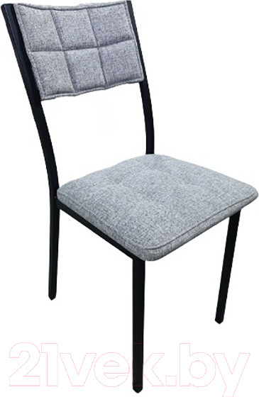 Изображение товара Стул Древпром Дункан ДП2-20 (черный матовый/графит)