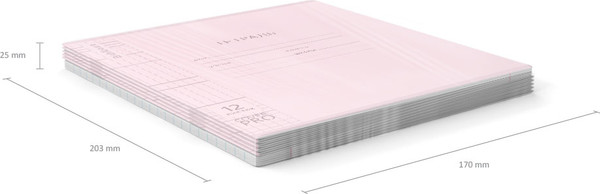 Изображение товара Тетрадь Erich Krause Классика CoverPrо Pastel / 56342 (12л, клетка)