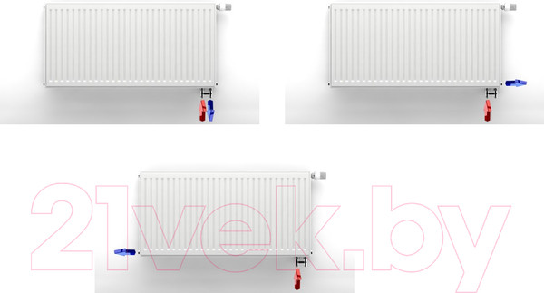 Изображение товара Радиатор стальной Ruterm Панельный 22 500x700 VK 1.2 (нижнее подключение)