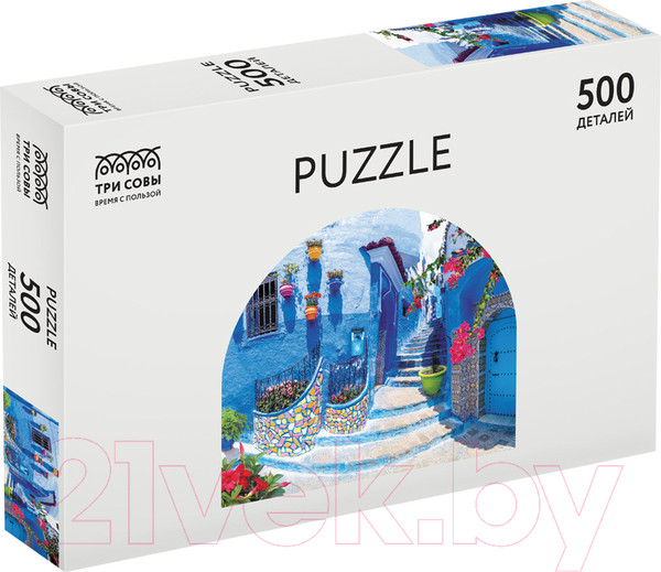 Изображение товара Пазл Три совы Марокканская улица / ПК500_48363 (500эл)