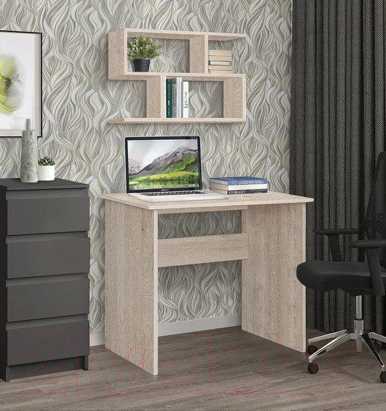 Изображение товара Письменный стол Артём-Мебель Практик СН 119.02 (дуб экспрессив песочный)