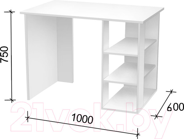 Изображение товара Письменный стол Артём-Мебель СН 123.01 (дуб экспрессив песочный)