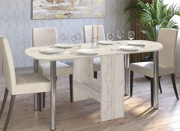 Изображение товара Стол-книга Артём-Мебель СН-115.01 (дуб крафт белый)