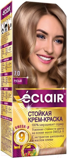 Изображение товара Крем-краска для волос Eclair 7.0 (русый)
