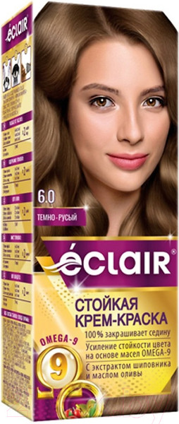 Изображение товара Крем-краска для волос Eclair 6.0 (темно-русый)