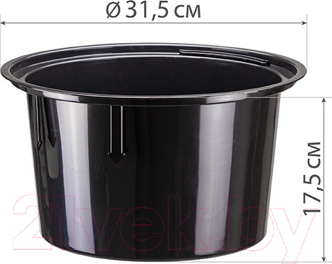 Изображение товара Кашпо Idea Ротанг М3407 (белый)