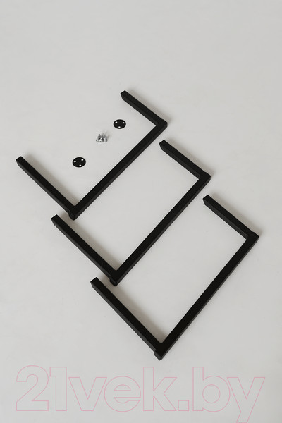 Изображение товара Подстолье Stal-Massiv d34xd48x40 / SMO-400D (черный)