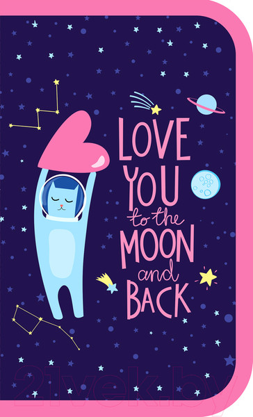 Изображение товара Пенал ArtSpace To the moon and back / ПК1_49655
