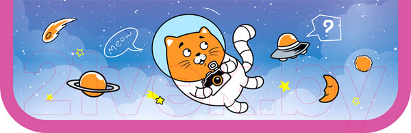 Изображение товара Пенал ArtSpace Space Cat / ПК1_49631