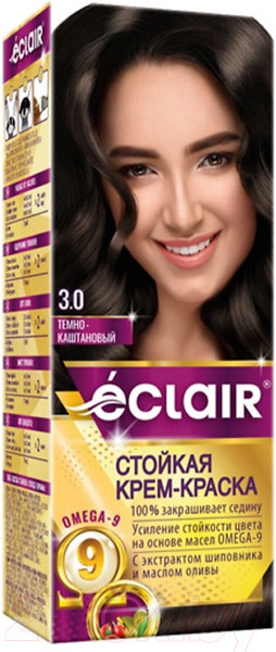 Изображение товара Крем-краска для волос Eclair 3.0 (темно-каштановый)