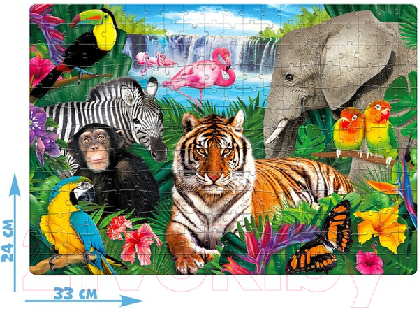 Изображение товара Пазл Puzzle Time Тропические животные / 7984270 (260эл)