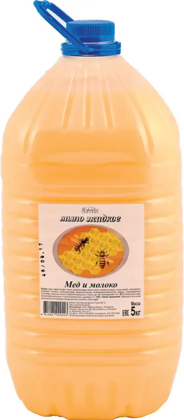 Изображение товара Мыло жидкое Romax Мед и молоко (5л)