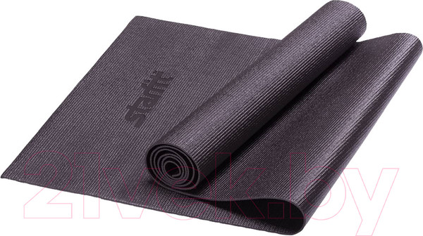 Изображение товара Коврик для йоги и фитнеса Starfit FM-101 PVC (183x61x0.3см, черный)