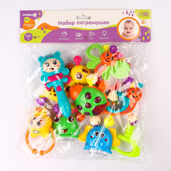 Изображение товара Набор погремушек Крошка Я Собери меня / 6946194