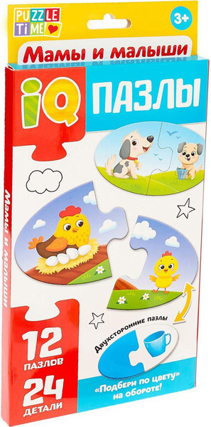 Изображение товара Развивающая игра Puzzle Time Мамы и малыши / 4503216