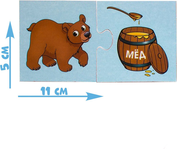 Изображение товара Развивающая игра Puzzle Time Кто что ест? / 3463154