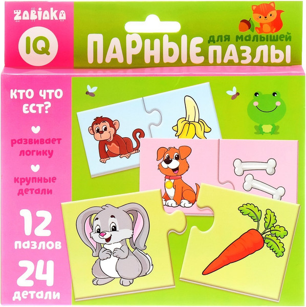 Изображение товара Развивающая игра Puzzle Time Кто что ест? / 3463154