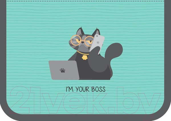 Изображение товара Пенал ArtSpace Cat Boss / ПК1_49665