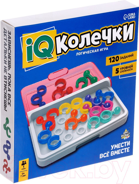 Изображение товара Развивающая игра Лас Играс IQ-колечки / 6941030