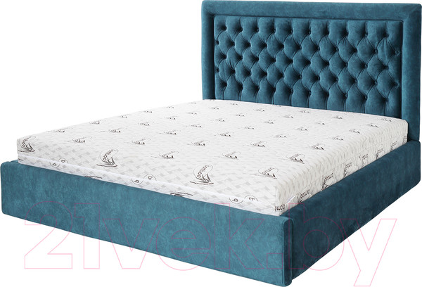 Изображение товара Каркас кровати KRONES Афина New 160 (велюр темно-бирюзовый)