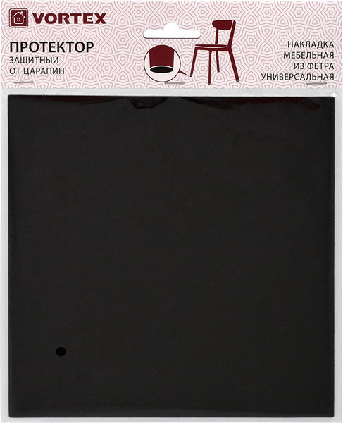 Изображение товара Протектор для мебели VORTEX 200x200 / 24345 (черный)