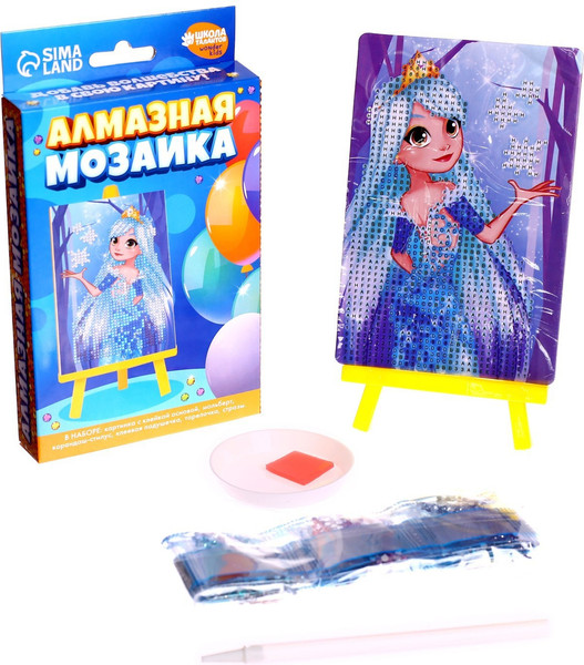 Изображение товара Набор алмазной вышивки Школа талантов Снежная принцесса / 7402662
