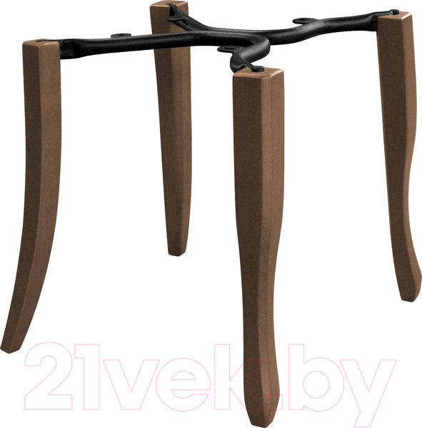 Изображение товара Каркас стула Sheffilton SHT-S122 (темный орех/черный муар)