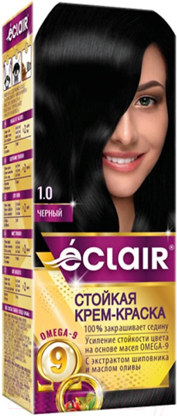 Изображение товара Крем-краска для волос Eclair 1.0 (черный)