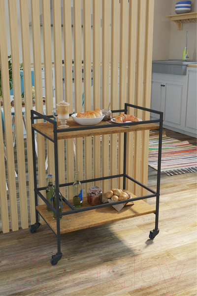 Изображение товара Сервировочный столик Мебелик Спич (дуб американский)