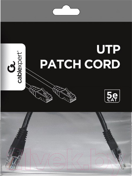 Изображение товара Кабель Cablexpert PP12-0.25M/BK (0.25м, черный)