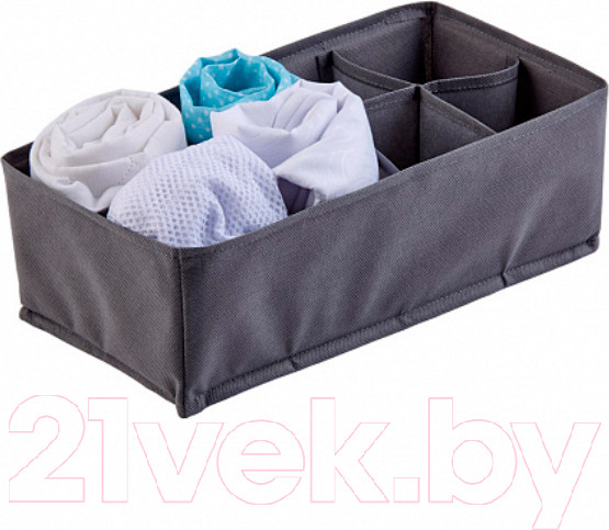 Изображение товара Кофр для хранения Polini Kids Polini Home 8 секций 32x16x10 / 0002587-3 (серый)