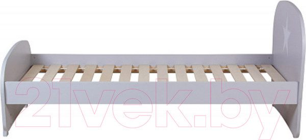 Изображение товара Односпальная кровать Polini Kids Mirum 1910 / 0002071.42 (серый)