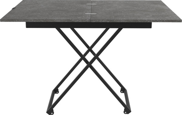 Изображение товара Стол-трансформер Мебелик Андрэ Loft (тераццо/черный)