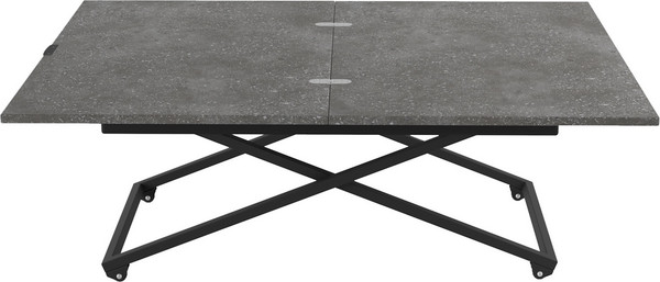 Изображение товара Стол-трансформер Мебелик Андрэ Loft (тераццо/черный)