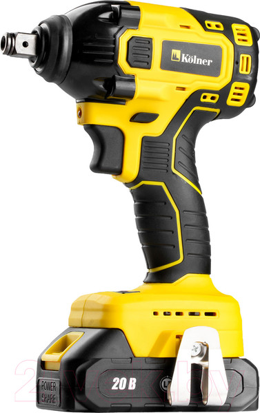 Изображение товара Аккумуляторный гайковерт Kolner KCW 20/350 (кн20-350цв)