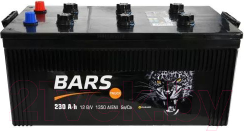 Изображение товара Автомобильный аккумулятор BARS 6СТ-230 Евро 3 / 230 141 15 0 3 (230 А/ч)