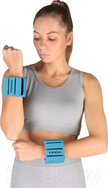 Изображение товара Комплект утяжелителей Indigo Sport Active IN342 (бирюзовый)