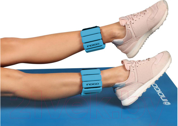 Изображение товара Комплект утяжелителей Indigo Sport Active IN342 (бирюзовый)