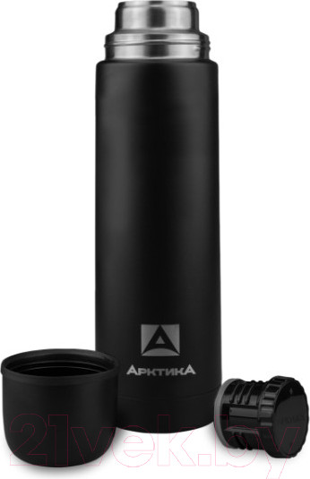 Изображение товара Термос для напитков Арктика 102-750-BKT (чёрный/песочный)