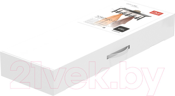 Изображение товара Вешалка для одежды ЗМИ Торонто 21 с полкой / ВСПТ21 (белый)