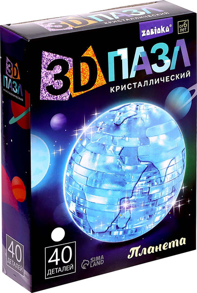 Изображение товара 3D-пазл Zabiaka Планета / 9223820