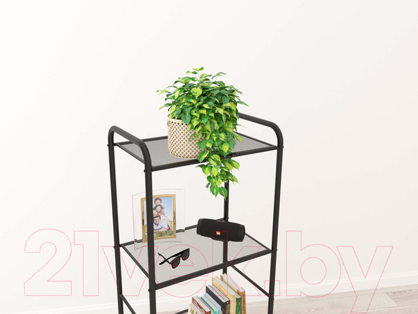 Изображение товара Стеллаж ЗМИ Валенсия 15 / СТВ 15 (черный)